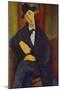 Portrait of a Man (M,Mario), 1919-Amadeo Modigliani-Mounted Giclee Print