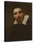 Portrait of a Man (Oil on Canvas)-Simon Vouet-Stretched Canvas