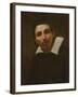 Portrait of a Man (Oil on Canvas)-Simon Vouet-Framed Giclee Print