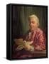 Portrait of a Man (Oil on Canvas)-Jean Bernard Restout-Framed Stretched Canvas