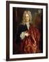 Portrait of a Man (Oil on Canvas)-Nicolas de Largilliere-Framed Giclee Print