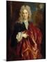 Portrait of a Man (Oil on Canvas)-Nicolas de Largilliere-Mounted Giclee Print