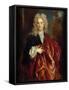 Portrait of a Man (Oil on Canvas)-Nicolas de Largilliere-Framed Stretched Canvas