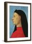 Portrait of a Man (Oil on Panel)-Gentile Bellini-Framed Premium Giclee Print