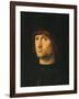 Portrait of a Man, or the Condottiere, 1475-Antonello da Messina-Framed Giclee Print