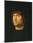 Portrait of a Man, or the Condottiere, 1475-Antonello da Messina-Mounted Giclee Print