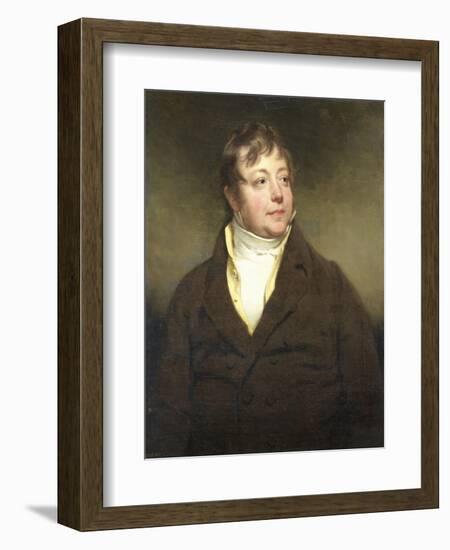 Portrait of a Man, Perhaps J.W. Beynen-Charles Howard Hodges-Framed Art Print