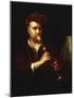 Portrait of a Man Playing a Recorder-Johann Kupetzkty-Mounted Giclee Print