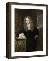 Portrait of a Man, Possibly a Member of the Van Citters Family-Caspar Netscher-Framed Art Print