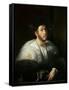 Portrait of a Man, Possibly Cesare Borgia-Dosso Dossi-Framed Stretched Canvas