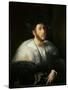 Portrait of a Man, Possibly Cesare Borgia-Dosso Dossi-Stretched Canvas