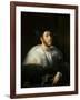 Portrait of a Man, Possibly Cesare Borgia-Dosso Dossi-Framed Giclee Print