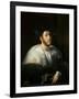 Portrait of a Man, Possibly Cesare Borgia-Dosso Dossi-Framed Giclee Print