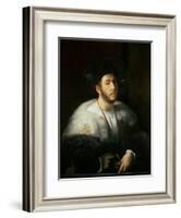 Portrait of a Man, Possibly Cesare Borgia-Dosso Dossi-Framed Giclee Print