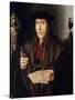 Portrait of a Man, Possibly Judge John More, Father of Sir Thomas More (1478-1535)-Jan Cornelisz Vermeyen-Stretched Canvas