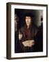 Portrait of a Man, Possibly Judge John More, Father of Sir Thomas More (1478-1535)-Jan Cornelisz Vermeyen-Framed Giclee Print