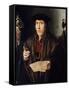 Portrait of a Man, Possibly Judge John More, Father of Sir Thomas More (1478-1535)-Jan Cornelisz Vermeyen-Framed Stretched Canvas