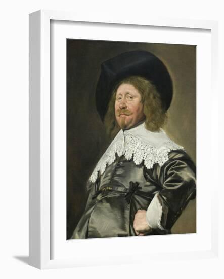 Portrait of a Man, Possibly Nicolaes Pietersz Duyst Van Voorhout (Born About 1600, Died 1650)-Frans Hals-Framed Art Print