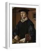 Portrait of a man, possibly Pieter Gerritsz Bicker, 1529-Maerten van Heemskerck-Framed Giclee Print