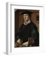 Portrait of a man, possibly Pieter Gerritsz Bicker, 1529-Maerten van Heemskerck-Framed Giclee Print