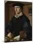 Portrait of a man, possibly Pieter Gerritsz Bicker, 1529-Maerten van Heemskerck-Mounted Giclee Print