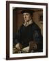 Portrait of a man, possibly Pieter Gerritsz Bicker, 1529-Maerten van Heemskerck-Framed Giclee Print