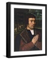 Portrait of a Man Praying-Ambrosius Benson-Framed Giclee Print