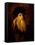 Portrait of a Man, Presumed to Be Leonardo Da Vinci-null-Framed Stretched Canvas