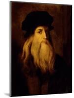 Portrait of a Man, Presumed to Be Leonardo Da Vinci-null-Mounted Giclee Print