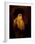 Portrait of a Man, Presumed to Be Leonardo Da Vinci-null-Framed Giclee Print