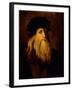 Portrait of a Man, Presumed to Be Leonardo Da Vinci-null-Framed Giclee Print