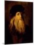 Portrait of a Man, Presumed to Be Leonardo Da Vinci-null-Mounted Giclee Print