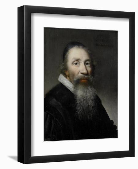 Portrait of a Man, Probably a Clergyman-Anthonie Palamedesz-Framed Art Print