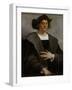 Portrait of a Man, Said to be Christopher Columbus (c.1446-1506), 1519-Sebastiano del Piombo-Framed Giclee Print