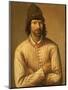 Portrait of a Man Said to Be Tsar Peter the Great (1672-1725)-null-Mounted Giclee Print