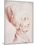 Portrait of a Man Said to Be Voltaire, Small Bust-Length, in Profile-Daniel Chodowiecki-Mounted Giclee Print