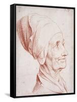 Portrait of a Man Said to Be Voltaire, Small Bust-Length, in Profile-Daniel Chodowiecki-Framed Stretched Canvas