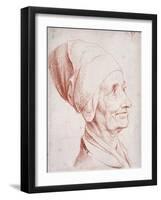 Portrait of a Man Said to Be Voltaire, Small Bust-Length, in Profile-Daniel Chodowiecki-Framed Giclee Print