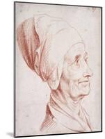 Portrait of a Man Said to Be Voltaire, Small Bust-Length, in Profile-Daniel Chodowiecki-Mounted Giclee Print