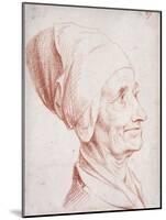 Portrait of a Man Said to Be Voltaire, Small Bust-Length, in Profile-Daniel Nikolaus Chodowiecki-Mounted Giclee Print