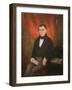 Portrait of a Man Seated-William Robert Hill-Framed Giclee Print
