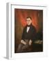 Portrait of a Man Seated-William Robert Hill-Framed Giclee Print