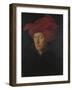 Portrait of a Man (Self Portrai), 1433-Jan van Eyck-Framed Giclee Print