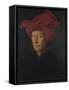 Portrait of a Man (Self Portrai), 1433-Jan van Eyck-Framed Stretched Canvas