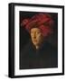 'Portrait of a Man (Self Portrait?)', 1433-Jan Van Eyck-Framed Giclee Print