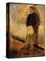Portrait of a Man Standing with His Hands in His Pockets-Edgar Degas-Stretched Canvas