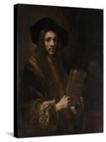 Portrait of a Man ("The Auctioneer"), c.1658-62-Rembrandt van Rijn-Stretched Canvas