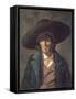 Portrait of a Man, the Vendean, C.1822-23 (Oil on Canvas)-Theodore Gericault-Framed Stretched Canvas