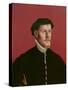 Portrait of a Man, Traditionally Identified as Sir Thomas More (1478-1535) (Oil on Canvas)-Hans Holbein the Younger-Stretched Canvas