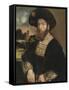 Portrait of a Man Wearing a Black Beret, c.1530-Dosso Dossi-Framed Stretched Canvas